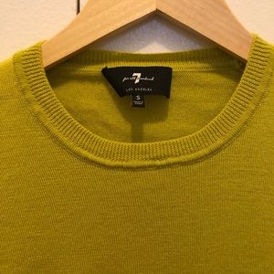 Men’s 7 For All Mankind Chartreuse Sweater